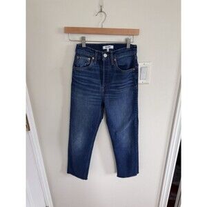 RE/DONE 70s Stove Pipe Jeans Deepsap Color Size 24